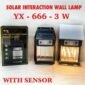 3 watt solar wall lamp
