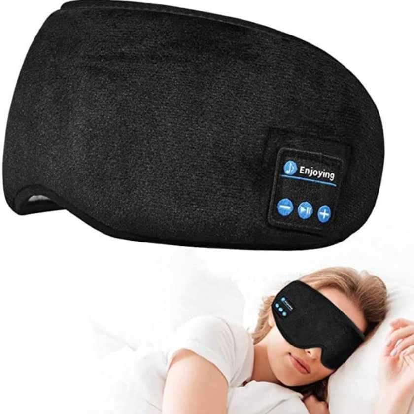 Music Sleep Stereo Headband Eye Mask Headphones Techshoping