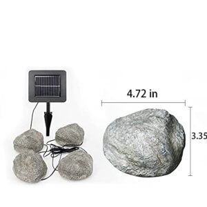 Solar Stone Lamp